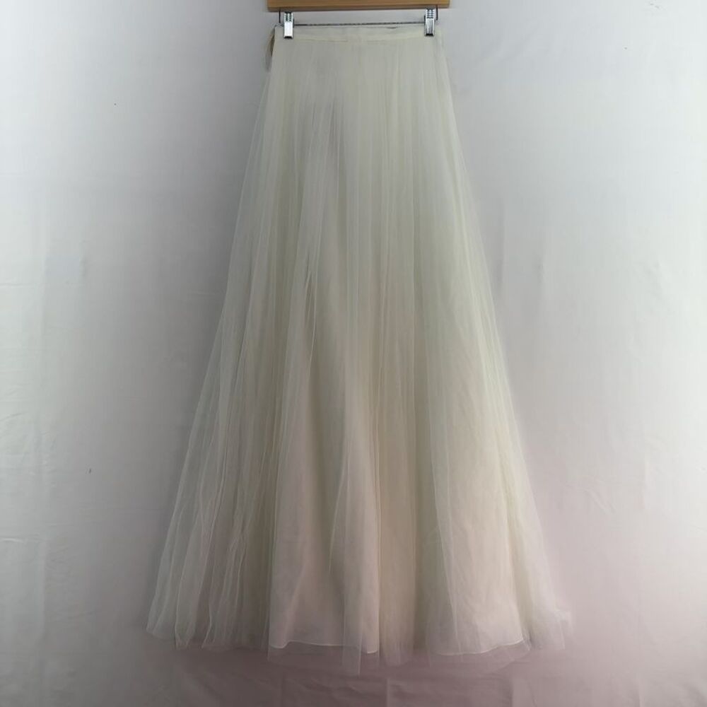 BHLDN Women's Tulle skirt Ivory size 0 Never Worn
